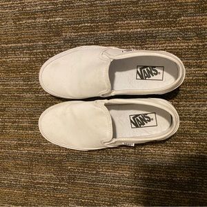 Women’s white vans